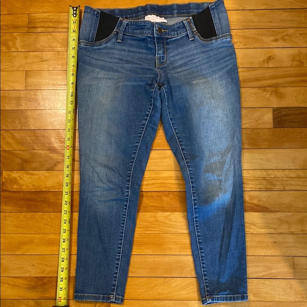 Isabel Maternity by Ingrid & Isabel Skinny Crop Jeans - Blue